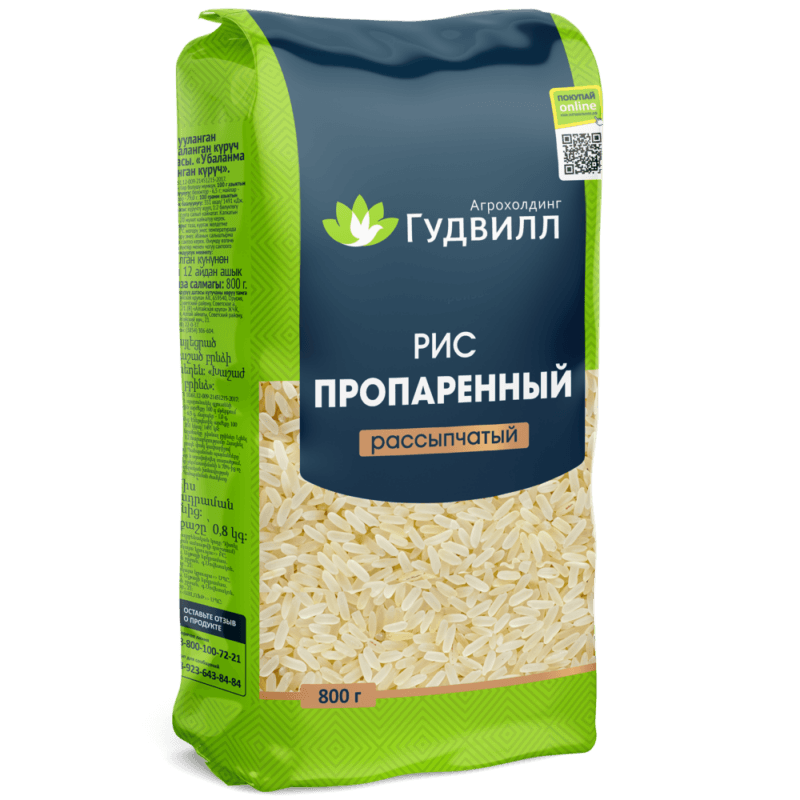 Рис пропаренный Рассыпчатый. Алтайские крупы - Интернет-магазин